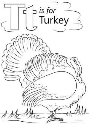 T Harfi boyama sayfası,  coloring page, Türkiye Harfi T, 