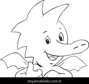 Tabaluga boyama sayfası – yaratıcılık, eğlenceli etkinlik