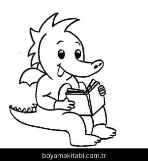 Tabaluga boyama sayfası – yaratıcılığı geliştirir, keyifli zaman