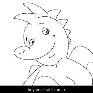 Tabaluga boyama sayfası – ücretsiz yazdır, boyama etkinliği