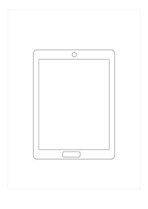 Tablet boyama sayfası,  coloring page, Temel Tablet, 