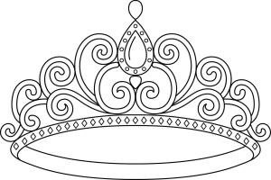 Taç boyama sayfası,  coloring page, İyi Taç, 