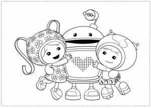 Takım Umizoomi boyama sayfası,  coloring page, Ücretsiz Takım Umizoomi Resim Anahattı, 