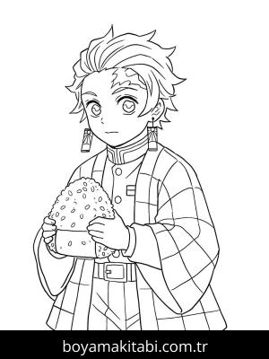 Tanjiro boyama sayfası 48919,  coloring page, 
