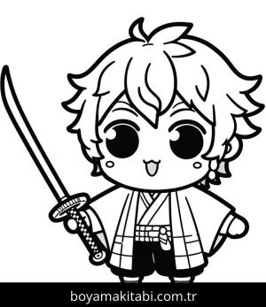 Tanjiro boyama sayfası,  coloring page, , 