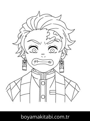 Tanjiro boyama sayfası 48908,  coloring page, 