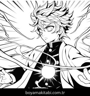 Tanjiro boyama sayfası,  coloring page, , 