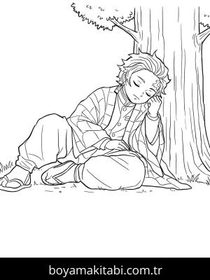 Tanjiro boyama sayfası 48910,  coloring page, 