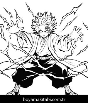Tanjiro boyama sayfası,  coloring page, , 