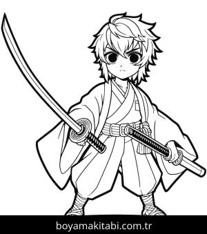 Tanjiro boyama sayfası,  coloring page, , 