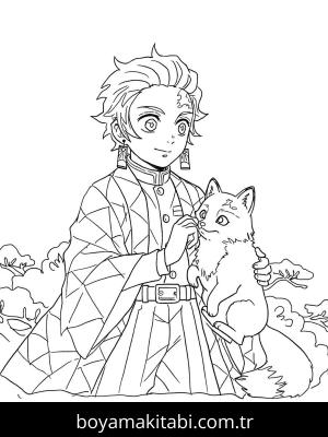 Tanjiro boyama sayfası 48903,  coloring page, 