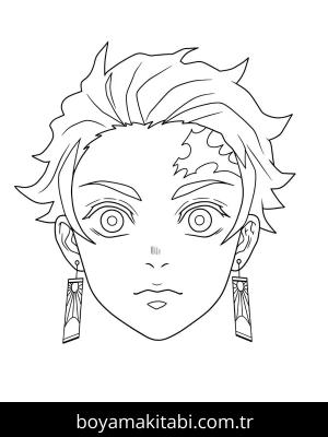 Tanjiro boyama sayfası 48916,  coloring page, 