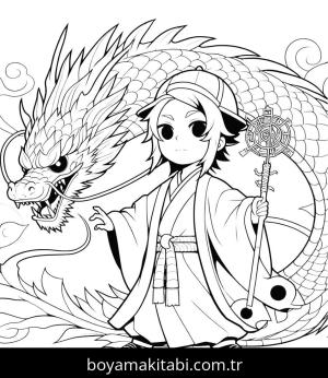 Tanjiro boyama sayfası,  coloring page, , 