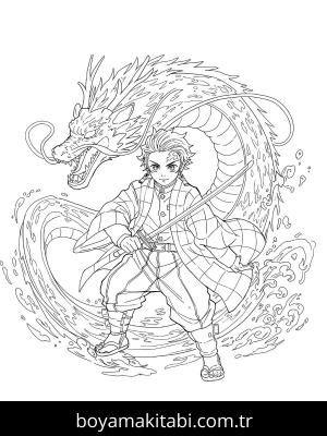 Tanjiro boyama sayfası 48912,  coloring page, 