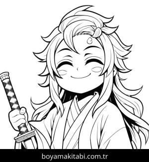 Tanjiro boyama sayfası,  coloring page, , 