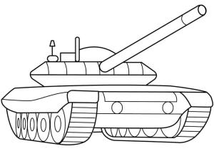 Tank boyama sayfası,  coloring page, Askeri Zırhlı Tank, 