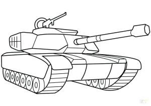 Tank boyama sayfası,  coloring page, Muharebe Tank, 