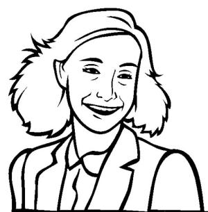 Tarihi Figürler boyama sayfası,  coloring page, Anne-Frank, 