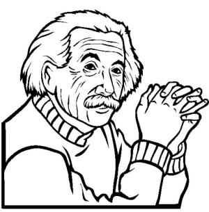 Tarihi Figürler boyama sayfası,  coloring page, Albert Einstein, 