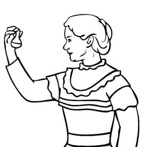 Tarihi Figürler boyama sayfası,  coloring page, Marie Curie, 