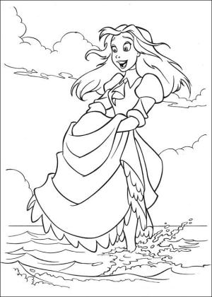 Tarzan boyama sayfası,  coloring page, Jane Porter 1, 