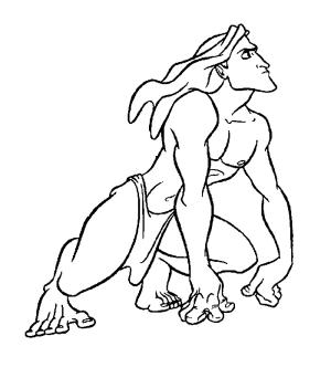 Tarzan boyama sayfası,  coloring page, Tarzan 2, 