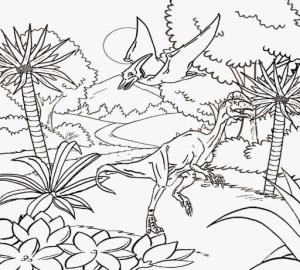 Taş Devri boyama sayfası,  coloring page, Taş Devri Dinozor, 