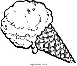 Tatlı boyama sayfası – boyama etkinliği, çocuk aktivitesi