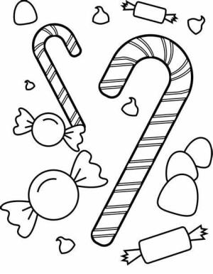 Tatlılar ve Şekerler boyama sayfası,  coloring page, Yazdırılabilir Tatlılar ve Şekerler Resim, 