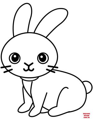 Tavşan boyama sayfası, Rabbits coloring page, , rabbits lovely rabbit 