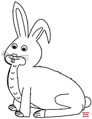 Tavşan boyama sayfası, Rabbits coloring page, , rabbits rabbit 