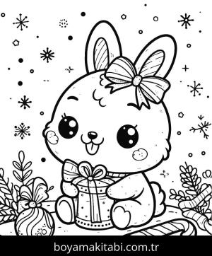 Tavşan boyama sayfası, Rabbits coloring page, , 