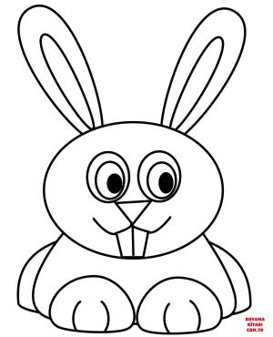 Tavşan boyama sayfası, Rabbits coloring page, , rabbits cartoon rabbit 