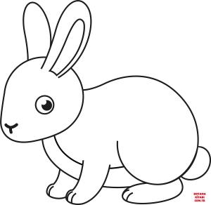 Tavşan boyama sayfası, Rabbits coloring page, , rabbits cute bunny 