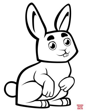 Tavşan boyama sayfası, Rabbits coloring page, , rabbits cute baby rabbit 