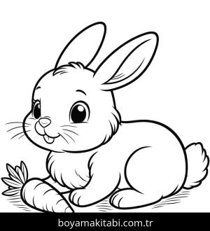 Tavşan boyama sayfası, Rabbits coloring page, , 