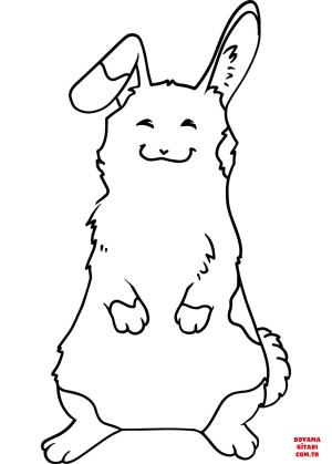 Tavşan boyama sayfası, Rabbits coloring page, , rabbits cute rabbit 