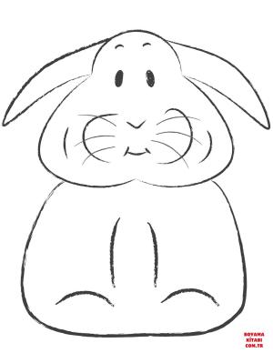 Tavşan boyama sayfası, Rabbits coloring page, , rabbits easter bunny 