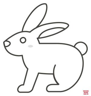 Tavşan boyama sayfası, Rabbits coloring page, , rabbits rabbit 