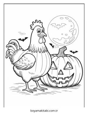 Tavuk boyama sayfası – ücretsiz yazdır, boyama etkinliği