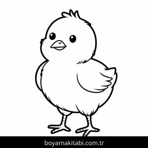 Tavuklar boyama sayfası – çocuk aktivitesi, PDF indir