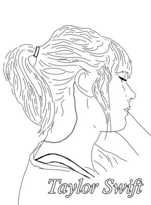 Taylor Swift boyama sayfası,  coloring page, Taylor Swift Sayfaları, 