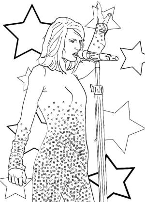 Taylor Swift boyama sayfası,  coloring page, Harika Taylor Swift, 