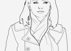 Taylor Swift boyama sayfası,  coloring page, Taylor Swift Listening To Music, 