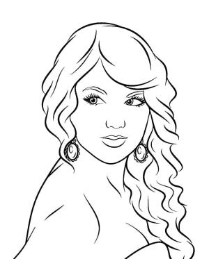 Taylor Swift boyama sayfası,  coloring page, Taylor Swift Ücretsiz, 