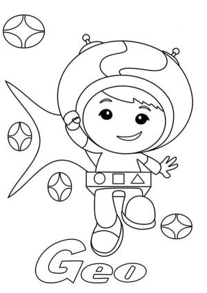 Team Umizoomi boyama sayfası,  coloring page, Team Umizoomi den Geo, 