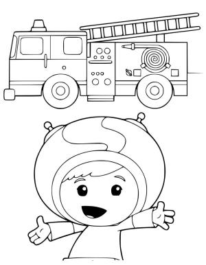 Team Umizoomi boyama sayfası,  coloring page, Umizoomi den Geo, 