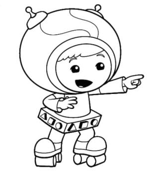 Team Umizoomi boyama sayfası,  coloring page, Umizoomi deki Geo, 