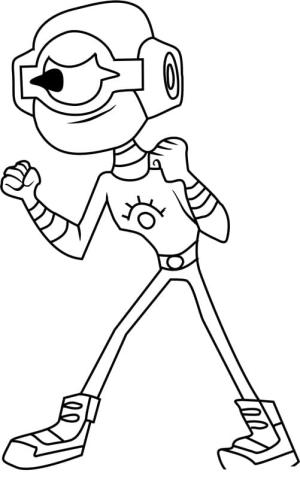 Teen Titans Go boyama sayfası,  coloring page, Seymour, 