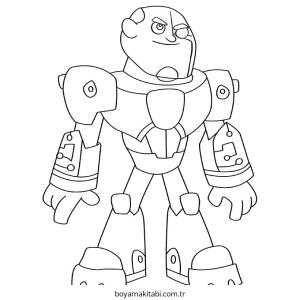 Teen Titans Go boyama sayfası – okul öncesi, evde etkinlik